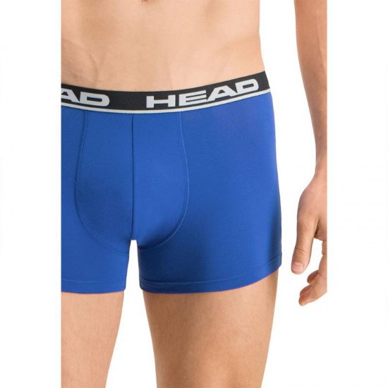 Boxers Head Basic Azul Negro 2 Unidades