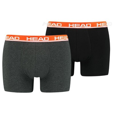 Boxers Head Basic Gris Rojo 2 Unidades