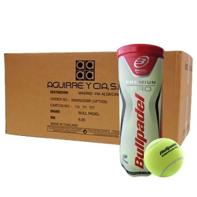 Cajon 72 Pelotas - 24 Botes de 3 uds - Bullpadel Premium Pro