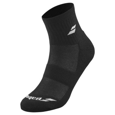 Calcetines Babolat Quarter Negro 3 Pares