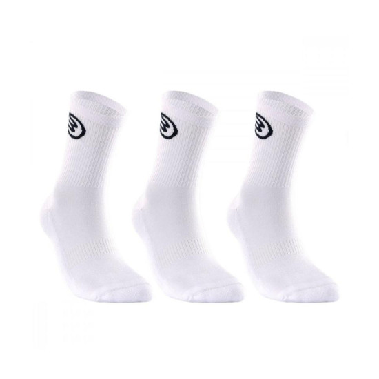 Calcetines Bullpadel BP252 3 Pares Blanco