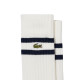 Calcetines Lacoste Corte Alto Marino Blanco 2 Pares