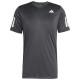 Adidas Club 3 Stripes Black White T-Shirt