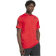 Camiseta Adidas Club 3 Stripes Rojo Negro