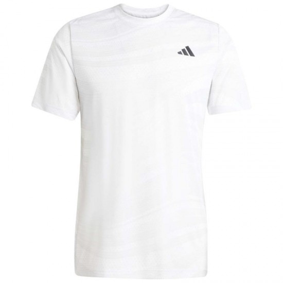 Camiseta Adidas Club Graphic Blanco Gris