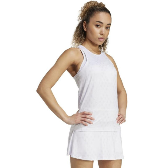 Camiseta Adidas Club Graphic Blanco Gris Mujer