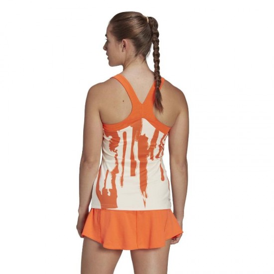 Camiseta Adidas New York Crudo Naranja