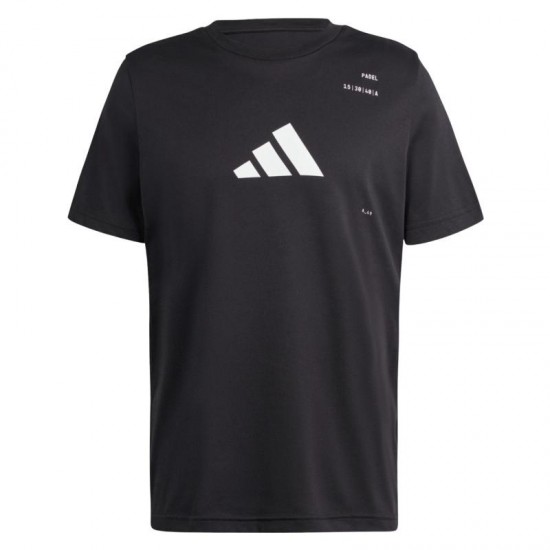 Camiseta Adidas Padel Category Graphic Negro