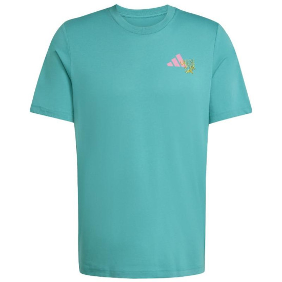 Camiseta Adidas Padel Graphic Azul Teal