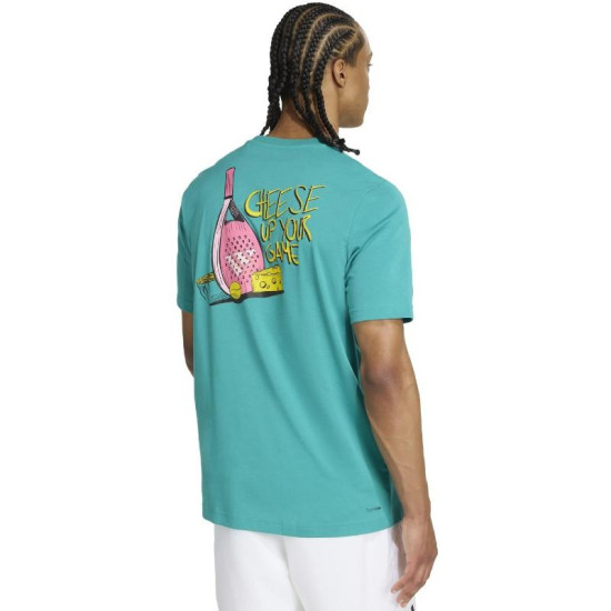 Camiseta Adidas Padel Graphic Azul Teal