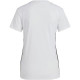 Camiseta Adidas Tabela 23 Blanco Negro Mujer