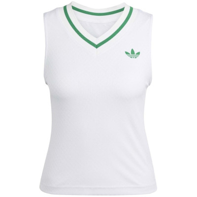 Camiseta Adidas Original Tirantes London Blanco Mujer