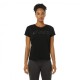 Camiseta Asics Big Logo Tee Negro Mujer