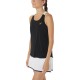 Camiseta Asics Court Performance Negro Menta Mujer