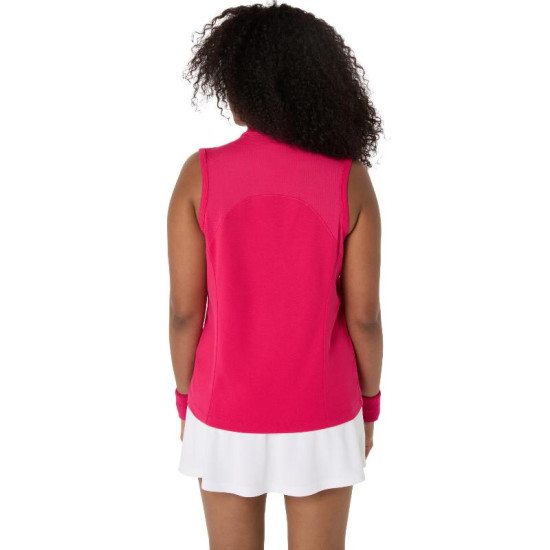 Camiseta Asics Court Rosa Brillante Mujer