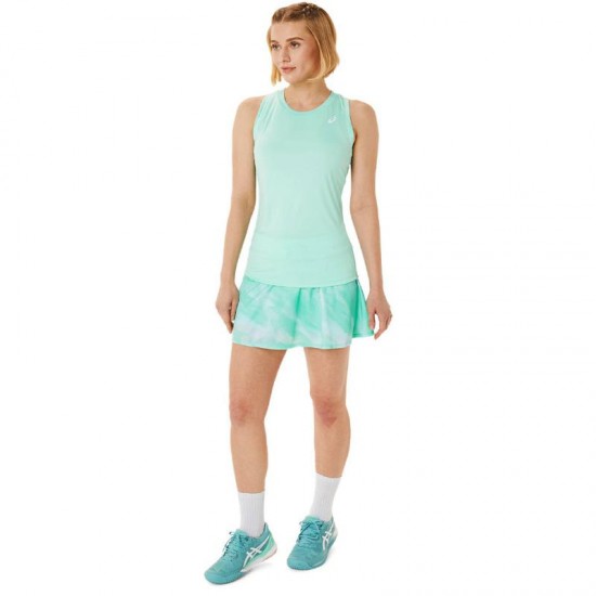 Camiseta Asics Court Verde Hielo Fresco Mujer