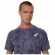 Camiseta Asics Game SS Top Gris Purpura