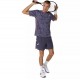 Camiseta Asics Game SS Top Gris Purpura