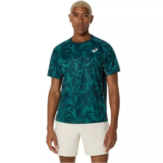Camiseta Asics Game SS Top Verde Saxon