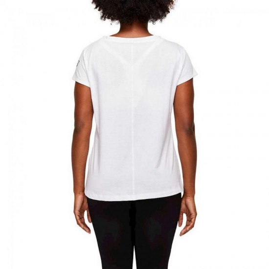 Camiseta Asics Graphic Blanco Brillante Mujer