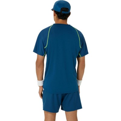 Camiseta Asics Match Azul Mako