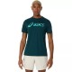 Camiseta Asics Match Seasonal Graphic Verde Saxon