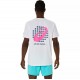 Camiseta Asics Padel Court Graphic SS Top Blanco