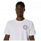 Camiseta Asics Padel Court Graphic SS Top Blanco