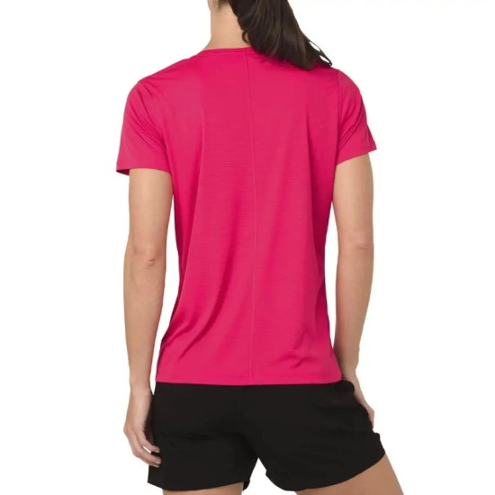 Camiseta Asics Silver SS Rosa Mujer