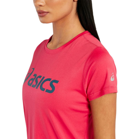 Camiseta Asics Silver Top Rosa Mujer