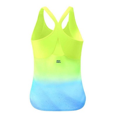 Camiseta Bidi Badu Beach Spirit Amarillo Neon Aqua Mujer