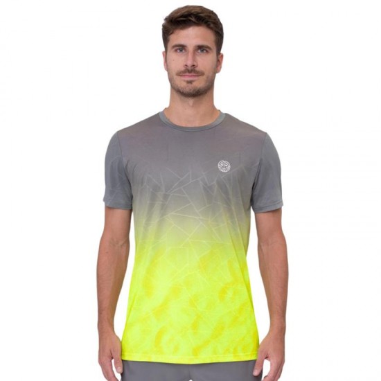 Camiseta Bidi Badu Beach Spirit Gris Amarillo Neon