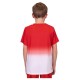 Camiseta Bidi Badu Crew Gradiant Rojo Blanco Junior