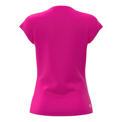 Camiseta Bidi Badu Crew V-Neck Rosa Mujer