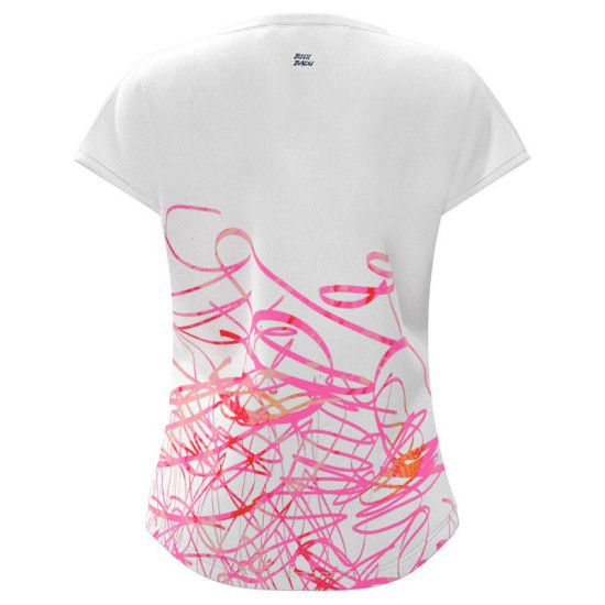 Camiseta Bidi Badu Decoration Capsleeve Blanco Mujer