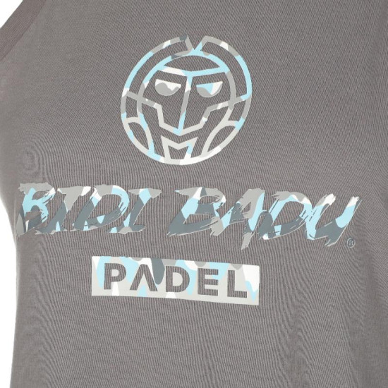 Camiseta Bidi Badu Good Vibes Chill Gris Aqua Mujer