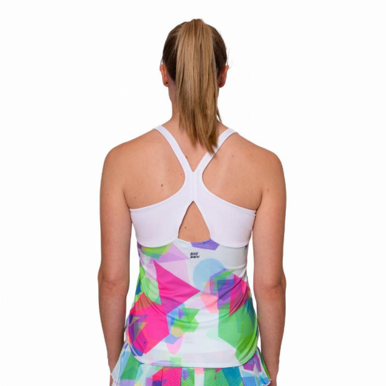 Camiseta Bidi Badu Kaleido Blanco Mix Mujer