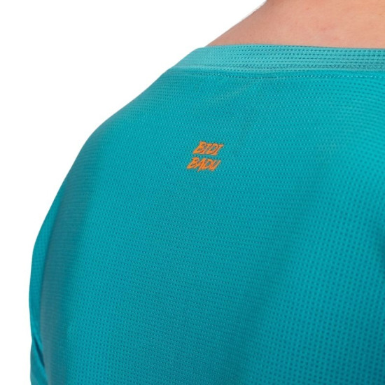 Camiseta Bidi Badu Melbourne Capsleeve Petroleo Naranja Mujer