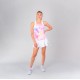 Camiseta Bidi Badu Padel Aluna Rosa Blanco