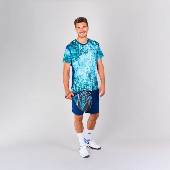 Camiseta Bidi Badu Padel Themba Azul Oscuro Aqua