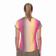 Camiseta Bidi Badu Spectrum Capsleeve Marron Amarillo Mujer