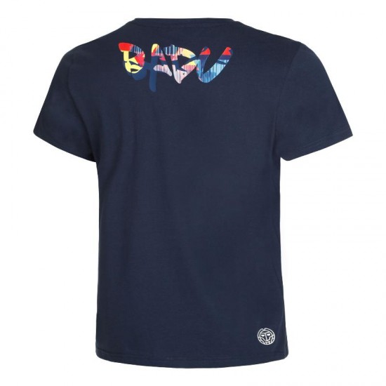 Camiseta Bidi Badu Wild Arts Chill Azul Oscuro Rojo Mix