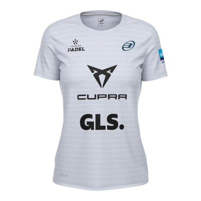 Camiseta Bullpadel Bea Gonzalez Premier Padel Oimbra Gris Azulado