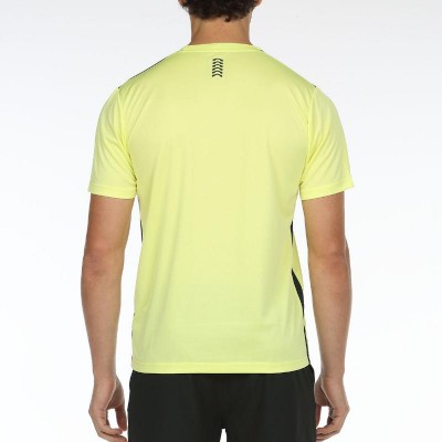 Camiseta Bullpadel Caucasi Amarillo Limon Fluor