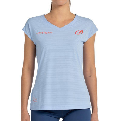 Camiseta Bullpadel Delfi Brea 25I Azul Celeste