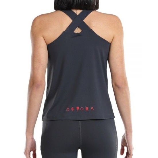 Camiseta Bullpadel Dilos Gris Mujer