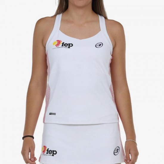 Camiseta Bullpadel FEP Exima Blanco