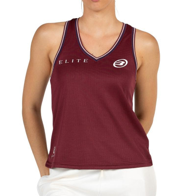Camiseta Bullpadel Gemma Triay 25I Vino Burdeos
