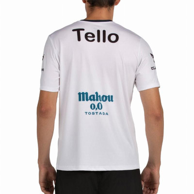 Camiseta Bullpadel Juan Tello Premier Padel Lili Blanco