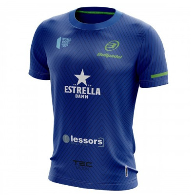 Camiseta Bullpadel Maxi Sanchez WPT Tanos Azul Real Junior 2019